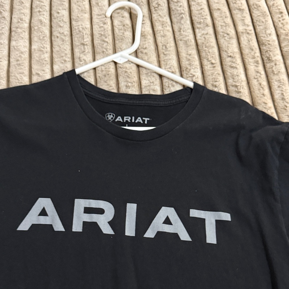 Ariat  Black and Gray Logo Tee